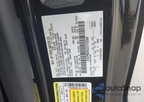 2018 Ford Mustang из США, поврежденный, VIN 1FATP8UH2J5143260